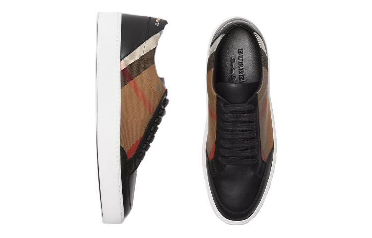 (W) Burberry Sneaker 'Black Fabric and Leather' 圖 3