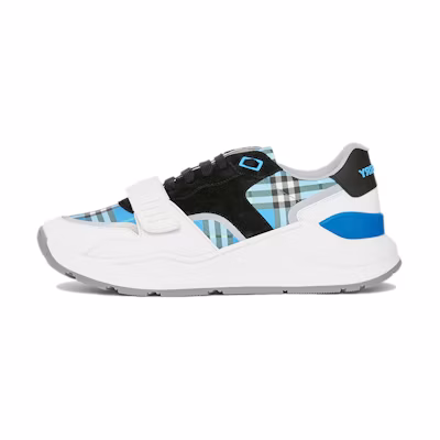 (W) Burberry Sneaker 'Navy Check Leather'