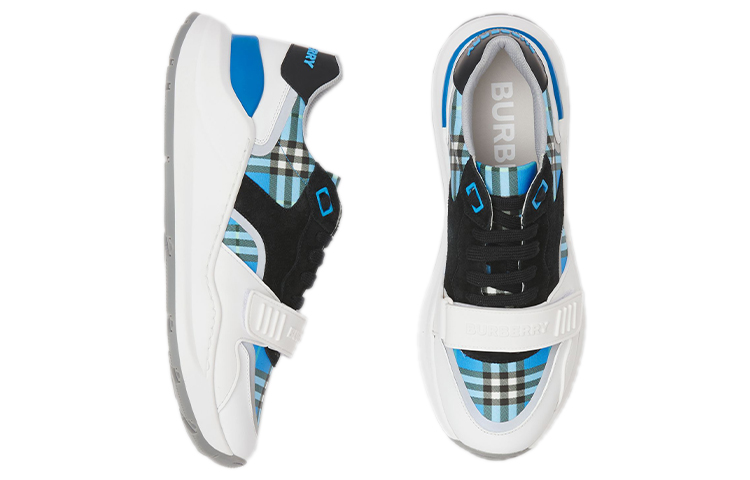 (W) Burberry Sneaker 'Navy Check Leather' 圖 4