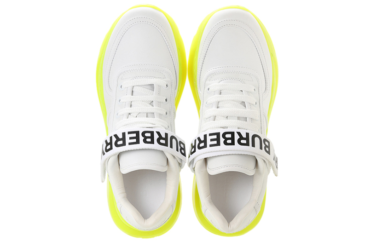 Buy (Women) Burberry Ronnie Sneaker 'Optic White Neon Green