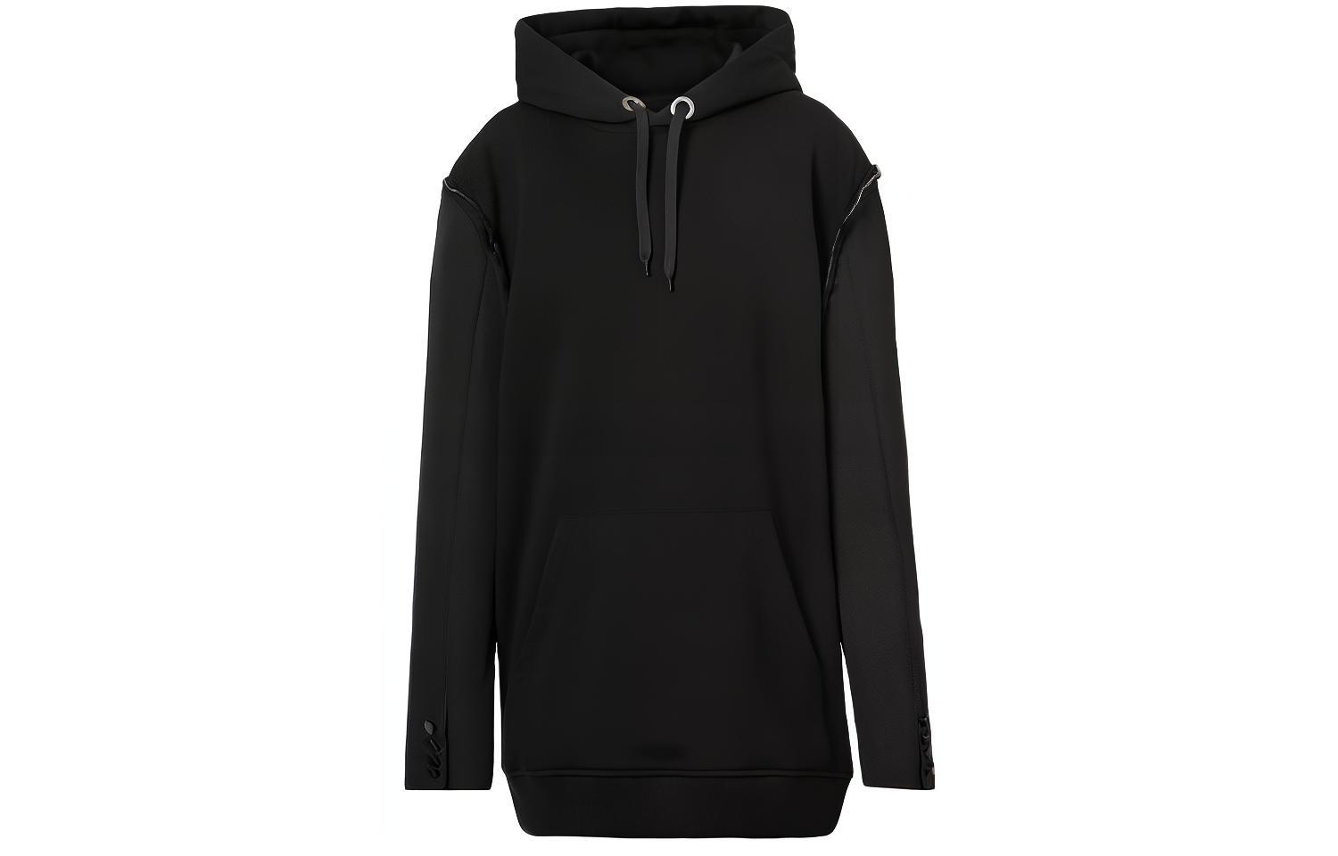 (Women) Burberry Solid Color Black Hoodie Sweatshirt 80407871