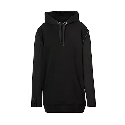 (Women) Burberry Solid Color Black Hoodie Sweatshirt 80407871