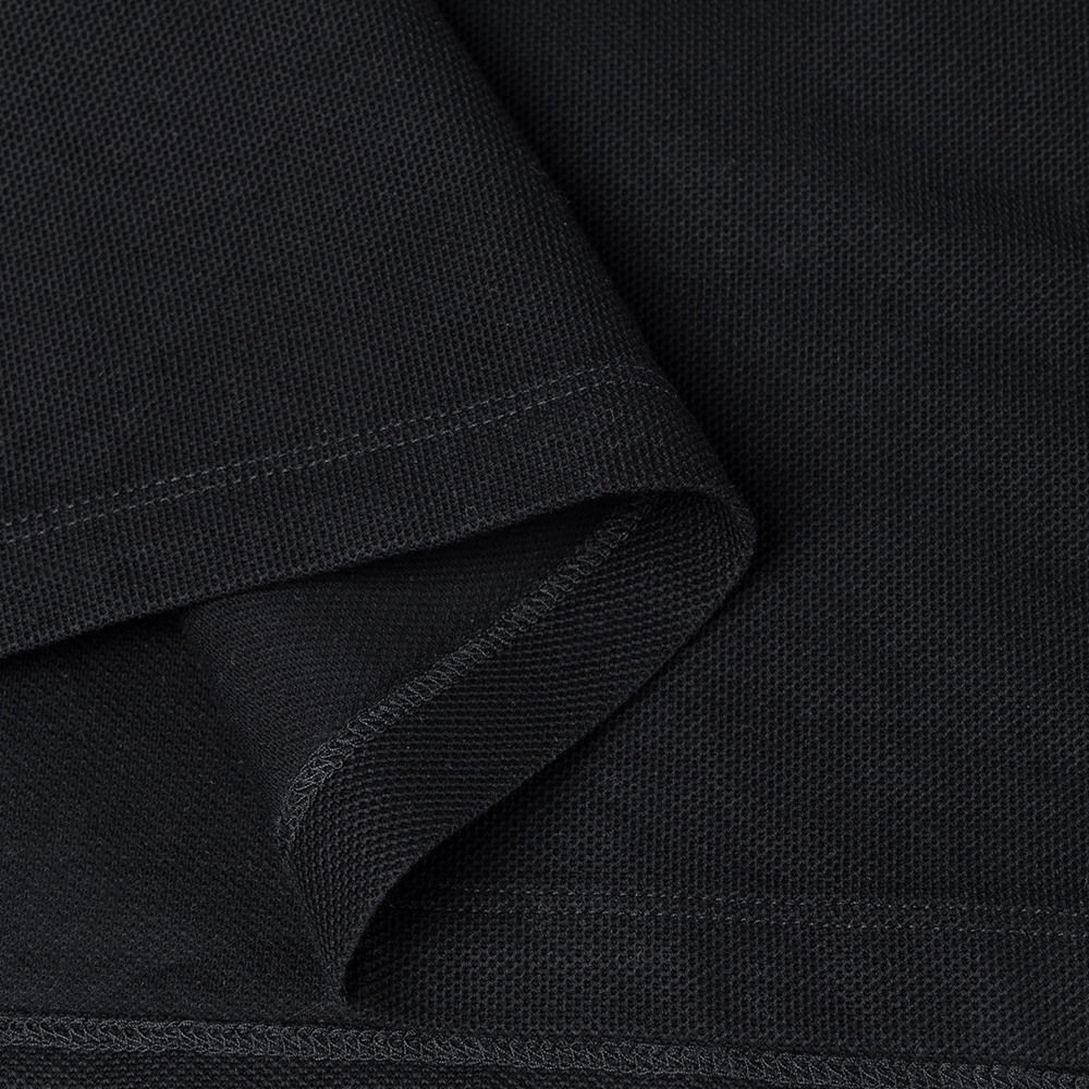 (Women) Burberry Solid Color Deer Embroidery Straight Fit  Polo Shirt - Black 80295761 圖 7