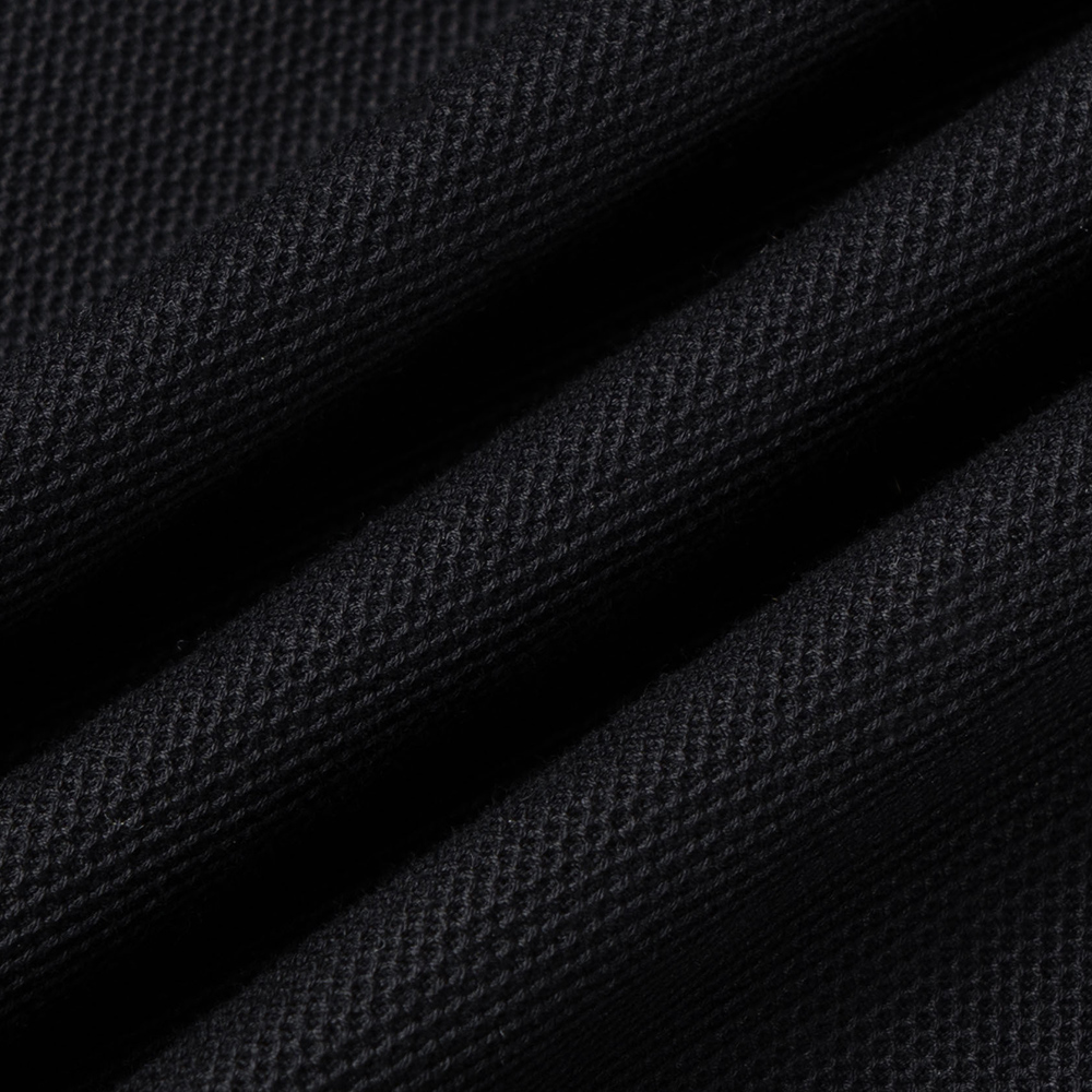 (Women) Burberry Solid Color Deer Embroidery Straight Fit  Polo Shirt - Black 80295761 圖 8