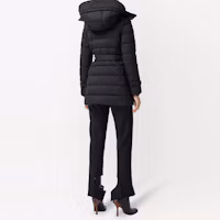Shop (W) Burberry Jaket Puffer Berhud Boleh Tanggal Warna Solid 80450211