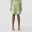 Shop (Women) Burberry Solid Color Elastic Waist Straight Casual Shorts Mist Green. 80432661