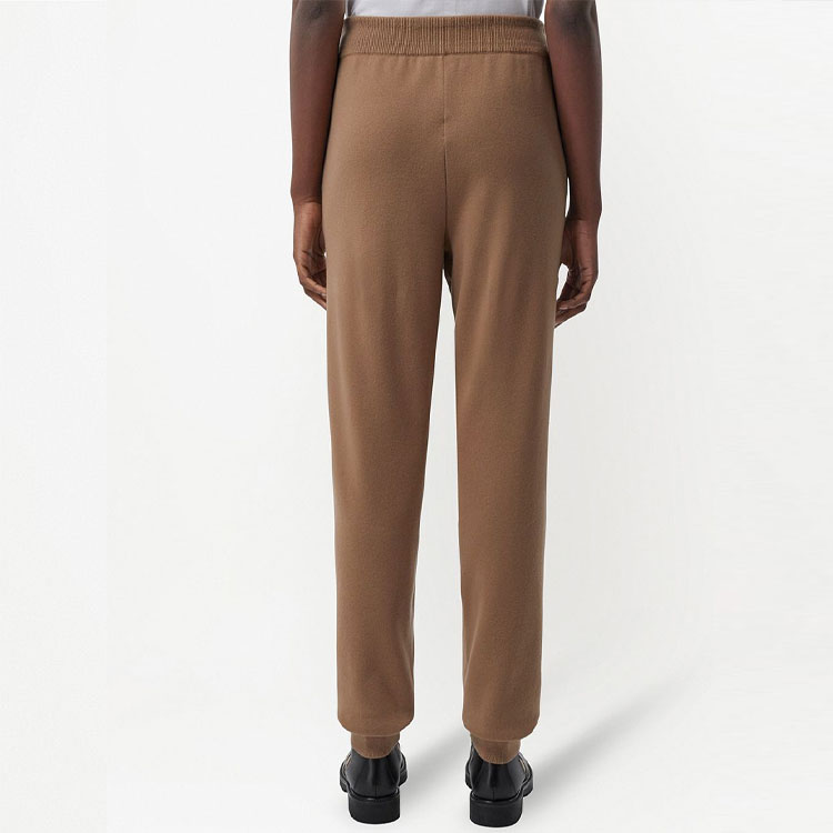 Purchase (W) Pantalones Jogger Burberry Color Sólido con Logo Bordado - Camel. 80422161