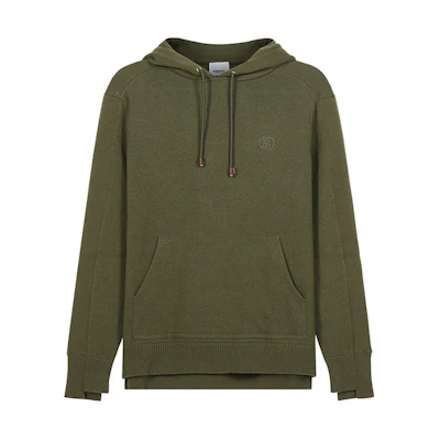 (Women) Burberry Solid Color Embroidered Logo Sweatshirt Women’s Deep Fern Green. 80435211