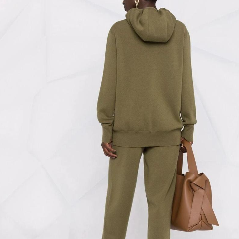 Purchase (W) 博柏利深蕨绿色刺绣标志女款纯色卫衣 80435211