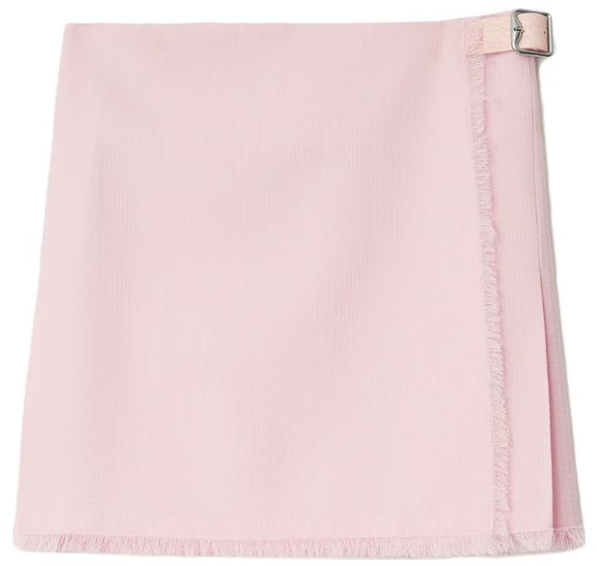 women-burberry-solid-color-fringed-mid-waist-straight-casual-skirt-women-80830301