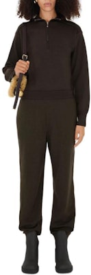 (W) Pantalones Jogger Burberry Mujer Color Liso - Tono Nutria. 80776931 Lookbook (W) Pantalones Jogger Burberry Mujer Color Liso - Tono Nutria. 80776931