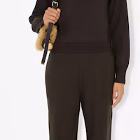 Sizing (W) Burberry單色女款慢跑褲 - 水獺色。 80776931