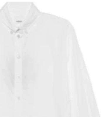 (W) Camisa Blanca de Manga Larga con Botones para Mujer Burberry Color Sólido. 80135661 Shop (W) Camisa Blanca de Manga Larga con Botones para Mujer Burberry Color Sólido. 80135661
