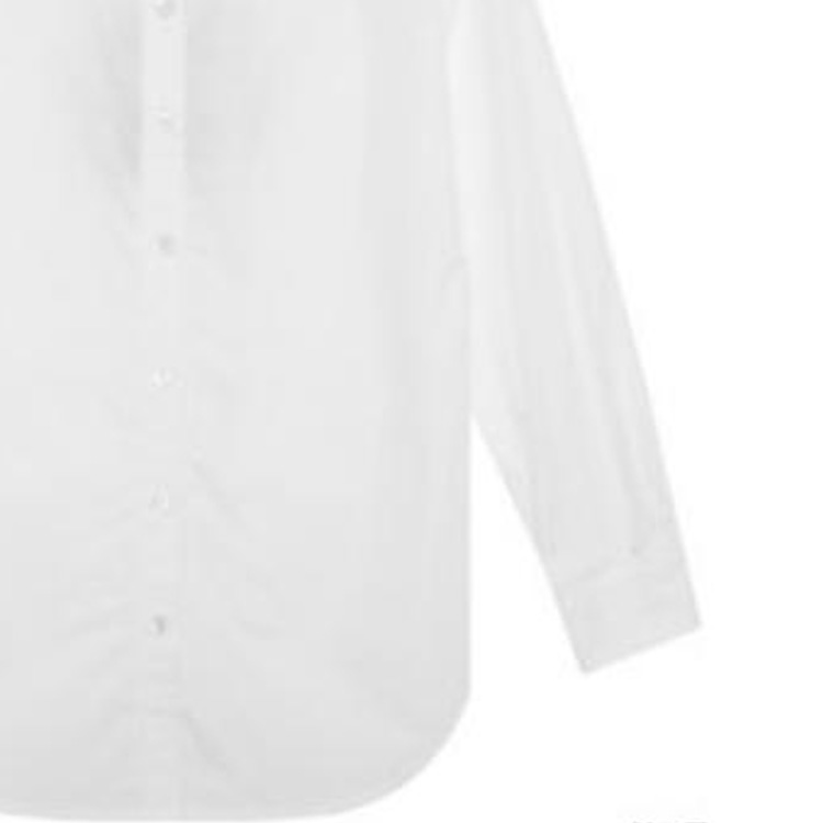 Details for (W) Camisa Blanca de Manga Larga con Botones para Mujer Burberry Color Sólido. 80135661