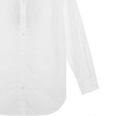 (W) Camisa Blanca de Manga Larga con Botones para Mujer Burberry Color Sólido. 80135661 Details for (W) Camisa Blanca de Manga Larga con Botones para Mujer Burberry Color Sólido. 80135661