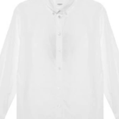 (W) Camisa Blanca de Manga Larga con Botones para Mujer Burberry Color Sólido. 80135661 Sizing (W) Camisa Blanca de Manga Larga con Botones para Mujer Burberry Color Sólido. 80135661