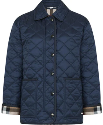 (W) Burberry 純色單排扣外套 深藍色 80914461 Buy (W) Burberry 純色單排扣外套 深藍色 80914461