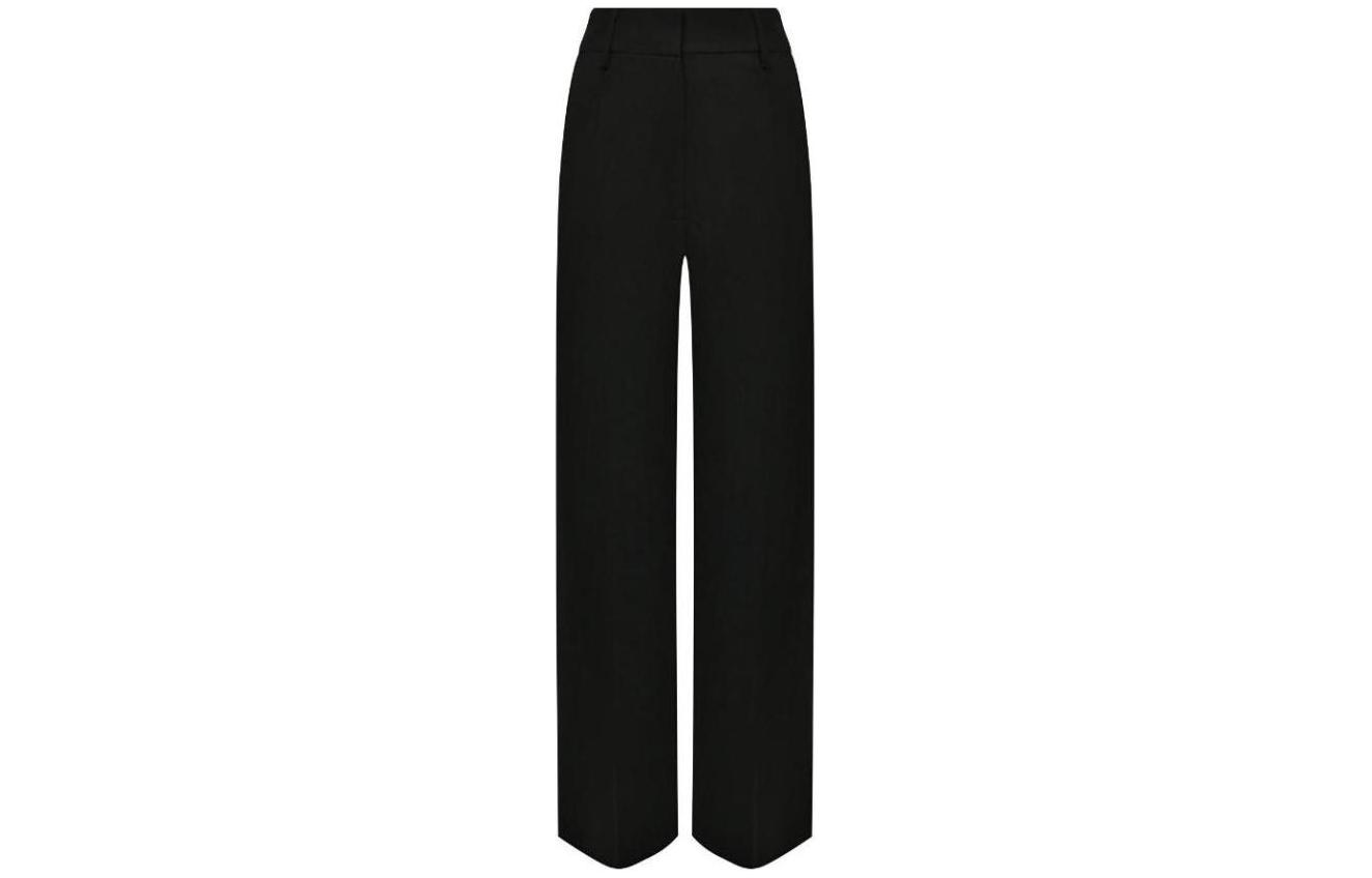 (Women) Burberry Solid Color Straight-Leg Loose Casual Pants for Women 80373251 圖 2