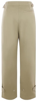 (W) バーバリー 無地 コットン ワイドレッグ カジュアルパンツ レディース カーキ. 80775051 Lookbook (W) バーバリー 無地 コットン ワイドレッグ カジュアルパンツ レディース カーキ. 80775051