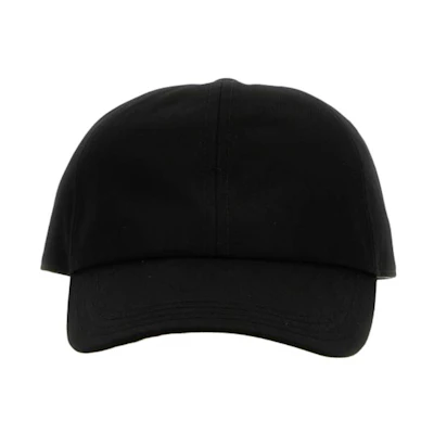 (Women) Burberry Solid Design Polyester Black Cap for Women 8083524BLACK