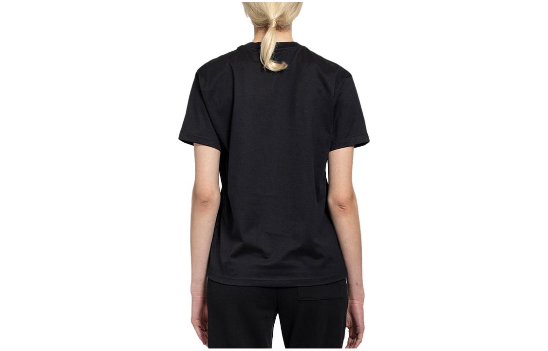 (Women) Burberry Solid Logo Print Crewneck T-Shirt SS23  Black 8017472 圖 3
