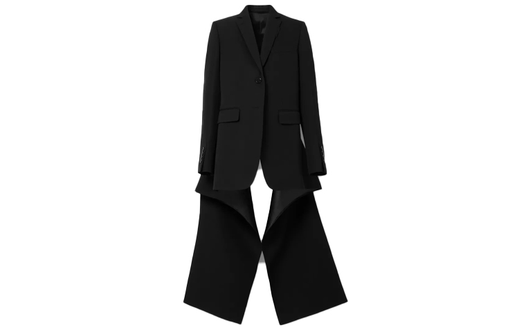 Order (Women) Burberry Solid Single-Breasted Casual Long Sleeve Blazer - Black. 80467421