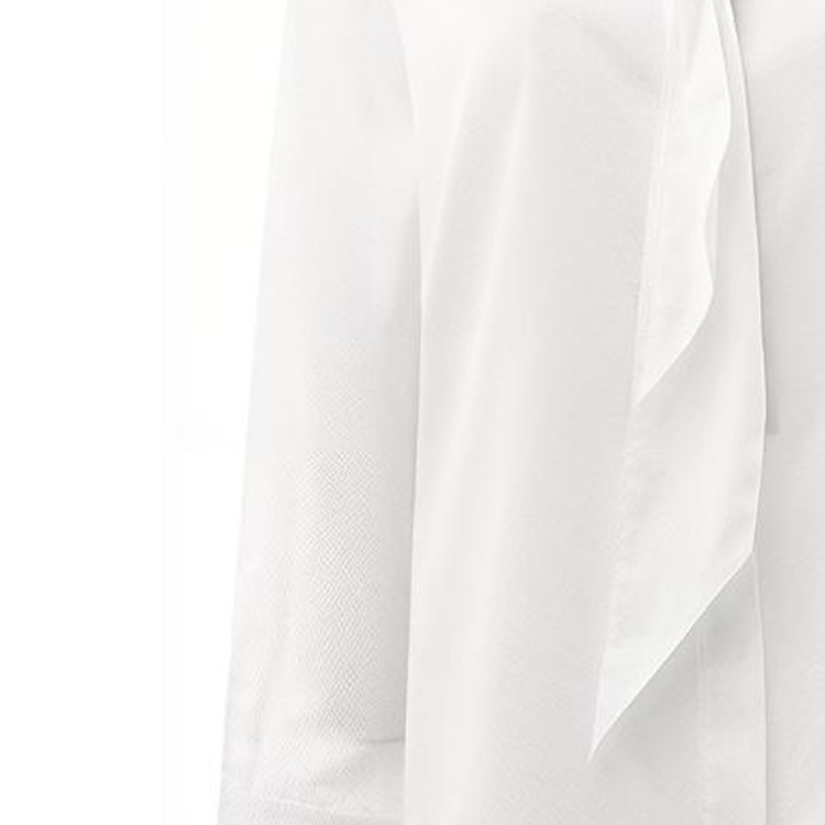 (Women) Burberry Solid White Long Sleeve Casual Shirt 80210391 圖 6