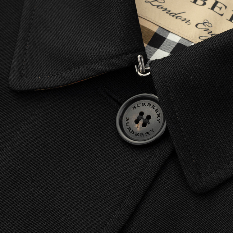 (Women) Burberry Solid Wool Long Coat Black 80073361 圖 6