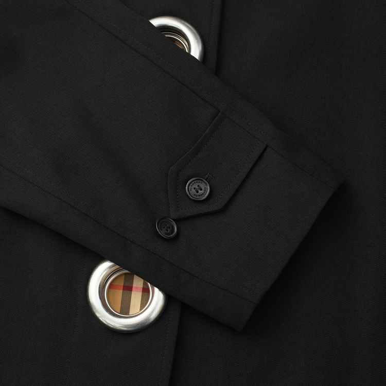 (Women) Burberry Solid Wool Long Coat Black 80073361 圖 7