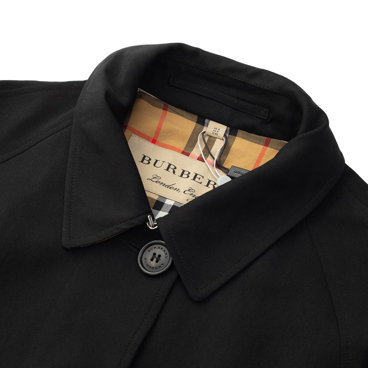 (Women) Burberry Solid Wool Long Coat Black 80073361 圖 8