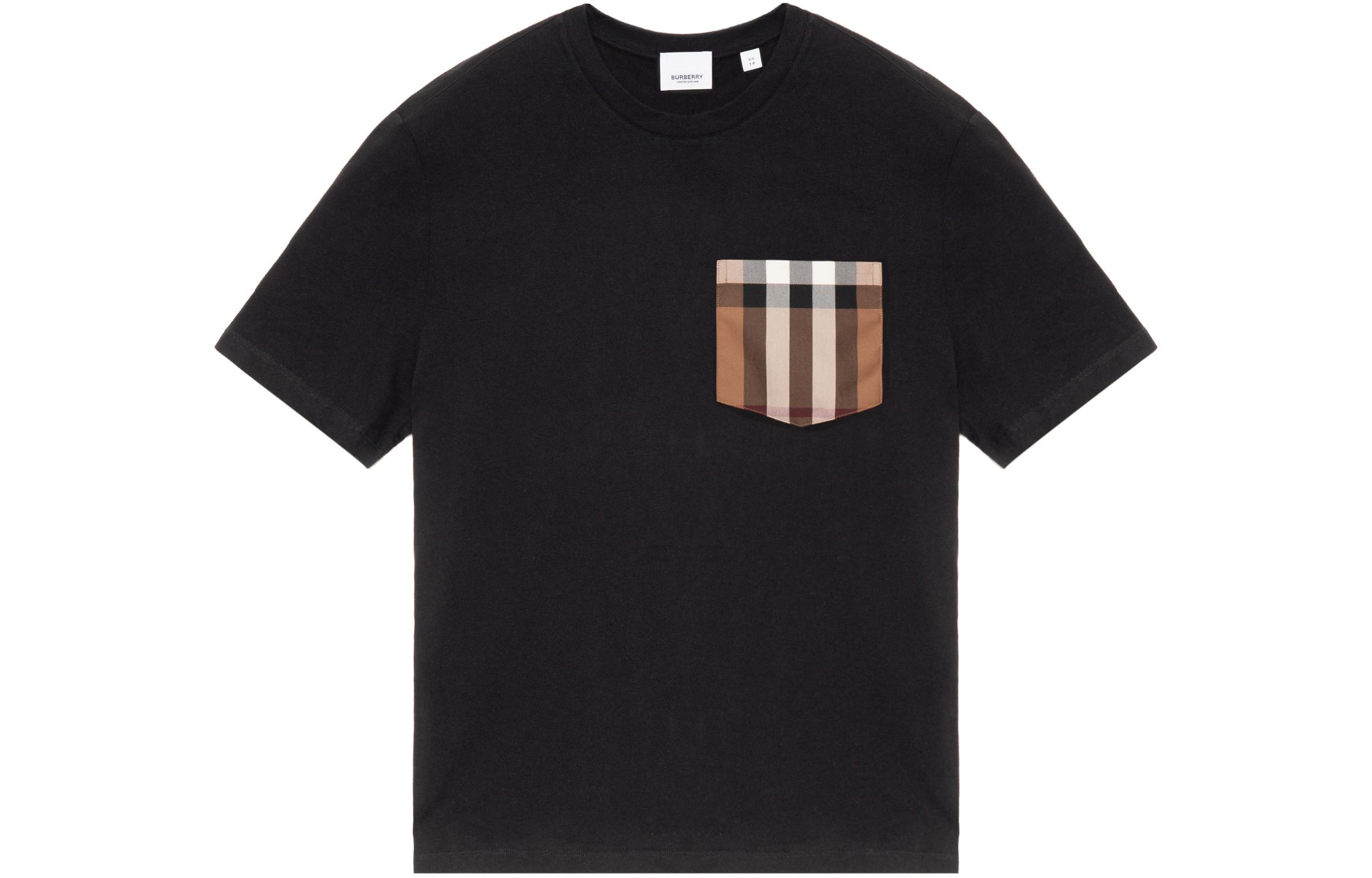 (Women) Burberry Spring/Summer Check Pocket Loose-Fit Cotton Oversized T-Shirt. 80449611 圖 2