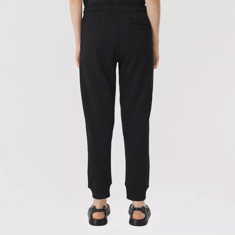 Purchase (W) Burberry Seluar Jogger Kapas Hitam Logo Sulaman SS21. 80434671