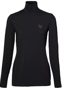 (W) Burberry SS21 Atasan Rajut Leher Tinggi Monogram Hitam 80388861 Buy (W) Burberry SS21 Atasan Rajut Leher Tinggi Monogram Hitam 80388861