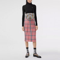 (W) Burberry SS21 黑色字母緹花高領針織上衣 80388861 Purchase (W) Burberry SS21 黑色字母緹花高領針織上衣 80388861