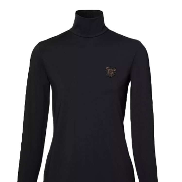 Details for (W) 博柏利 SS21 黑色字母圆领针织上衣 80388861