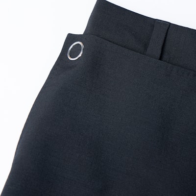 (Women) Burberry SS21 Black Wool Relaxed Pants 80256041 1