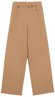 (W) Pantalones Rectos Marinero de Sarga de Algodón Beige Casual Burberry SS21 80390541 Buy (W) Pantalones Rectos Marinero de Sarga de Algodón Beige Casual Burberry SS21 80390541