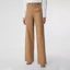 Shop (W) Pantalones Rectos Marinero de Sarga de Algodón Beige Casual Burberry SS21 80390541