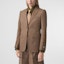 Lookbook (Women) Burberry SS21 Gold Button Wool Blazer Dark Gray Brown 80417391
