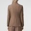 Shop (Women) Burberry SS21 Gold Button Wool Blazer Dark Gray Brown 80417391