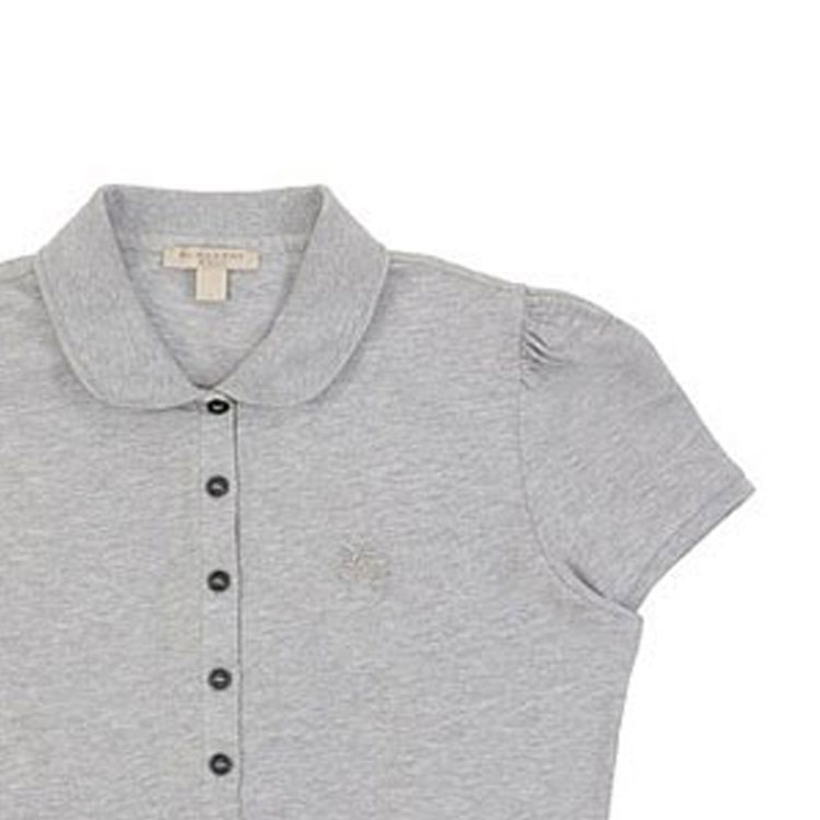 Shop (W) Burberry SS21 Kelabu Kolar Polo Baju-T Lengan Pendek. 38385321