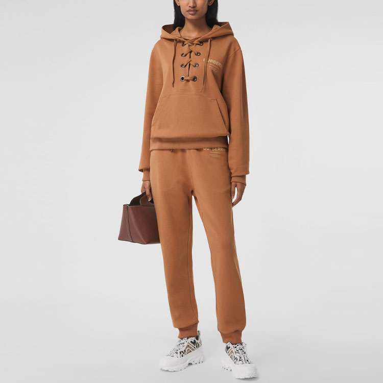 Purchase (W) Burberry SS21 Seluar Cotton Cetakan Horseferry Khaki. 80387021