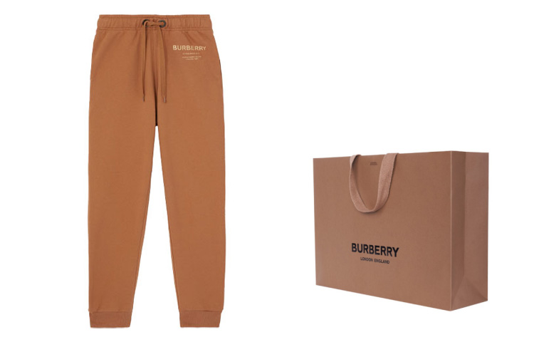 Details for (W) Burberry SS21 Seluar Cotton Cetakan Horseferry Khaki. 80387021