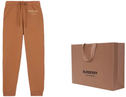 Details for (Women) Burberry SS21 Horseferry Print Cotton Sweatpants Khaki. 80387021