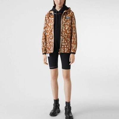 (W) 博柏利 SS21 豹纹连帽拉链夹克 80258681 Details for (W) 博柏利 SS21 豹纹连帽拉链夹克 80258681