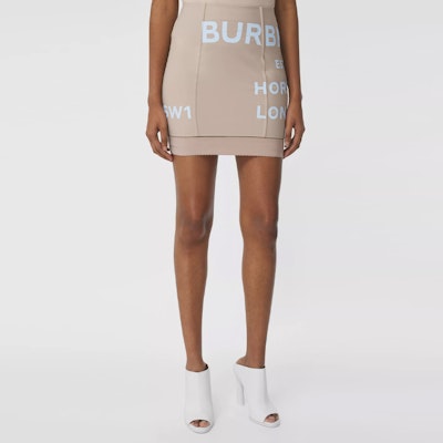 (Women) Burberry SS21 Logo Print Stretch Woven Skirt Soft Yellow Brown. 80392121 Shop (Women) Burberry SS21 Logo Print Stretch Woven Skirt Soft Yellow Brown. 80392121