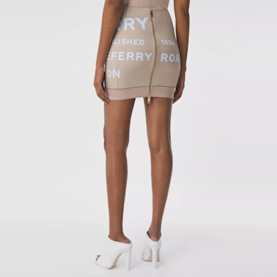 (Women) Burberry SS21 Logo Print Stretch Woven Skirt Soft Yellow Brown. 80392121 Purchase (Women) Burberry SS21 Logo Print Stretch Woven Skirt Soft Yellow Brown. 80392121