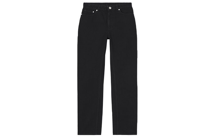 (Women) Burberry SS21 Logo Straight-Leg Jeans Women’s Black. 80419251