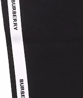 Cheap (W) Burberry SS21 標誌條紋棉質運動長褲 黑色 80402441