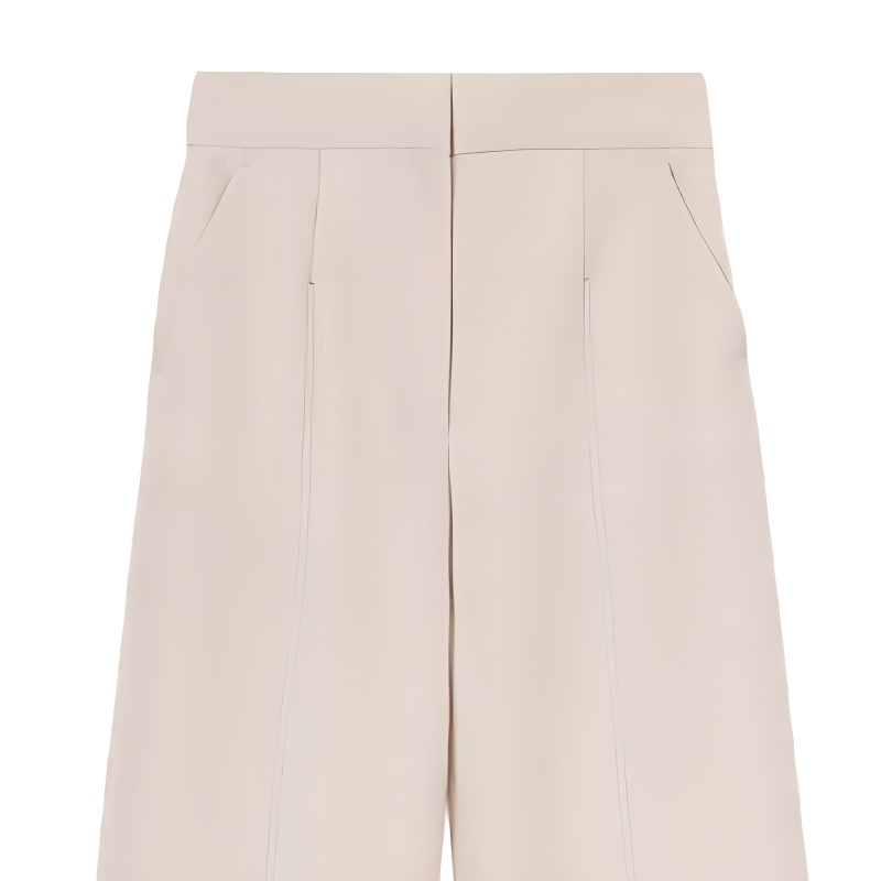 Sizing (W) 버버리 SS21 루즈핏 와이드 스트레이트 팬츠 베이지 80390601